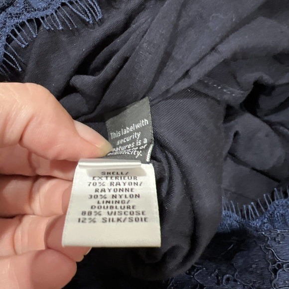 Diane Von Furstenberg Dress 2 Blue Lace Zarita Lace Sheath Dress DVF - Picture 10 of 13